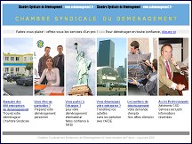 Aperçu du site Le site de la Chambre Syndicale du Déménagement