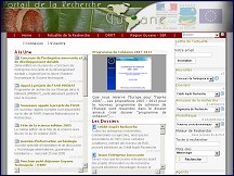 Aperçu du site Recherche-guyane.org - La recherche scientifique en Guyane