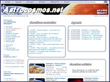 Aperçu du site Astrocosmos - astronomie et astronautique