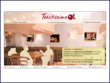 Aperçu du site Toastissimo.fr - Un goût de Méditerranée