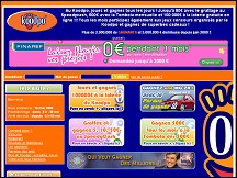 Aperu du site Koodpo.com - Loterie gratuite sur Internet