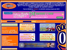 Aperçu du site Koodpo.com - Loterie gratuite sur Internet