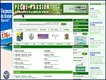 Aperu du site Peche-Passion.com -  la dcouverte de toutes les pches
