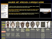 Aperu du site Galerie Art Africain d'Afrique Noire