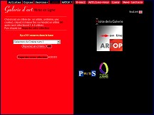 Aperu du site Atrop.fr - Galerie d'Art virtuelle