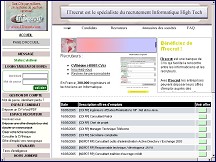 Aperçu du site CyberSSII.com - spécialiste du recrutement informatique
