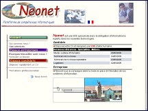 Aperu du site Plateforme informatique NeoNet.fr - recrutement