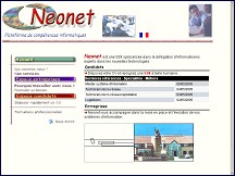 Aperçu du site Plateforme informatique NeoNet.fr - recrutement