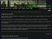 Aperu du site Entrepriseanglaise.com - solutions cration entreprises europennes