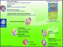 Aperçu du site Caisses d'Allocations Familiales