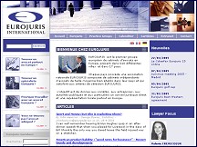 Aperçu du site Eurojuris International - avocats en Europe