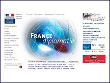 Aperu du site France Diplomatie