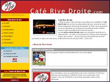 Aperçu du site Caferivedroite.com - En plein coeur de Paris
