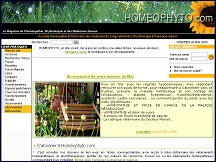 Aperçu du site Homeophyto.com - le magazine de l'homéopathie