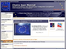 Aperu du site Chaire Jean Monnet