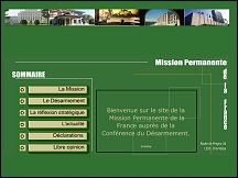 Aperçu du site Conférence du Désarmement à Géneve