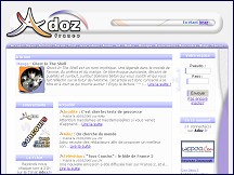 Aperçu du site Adoz - actualités, forums, chats pour les ados