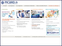 Aperçu du site Picard - spécialiste du surgelé