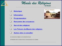 Aperçu du site Musée d'histoire, d'ethnographie et d'art religieux à Nicolet
