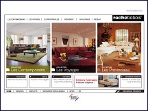 Aperçu du site Roche-Bobois - meubles design Roche-Bobois, mobilier contemporain