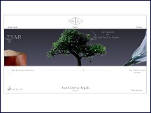 Aperu du site Parfums Van Cleef & Arpels