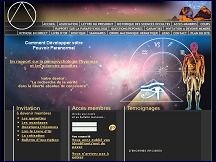 Aperçu du site Sciences occultes - comment développer votre pouvoir paranormal
