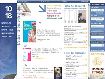 Aperçu du site 10-18.fr - L'actualité des collections