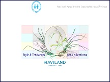 Aperçu du site Haviland - Porcelaine de Limoges