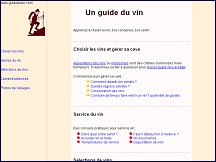 Aperu du site Guide du vin - tout sur les vins