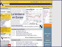 Aperu du site Bourse de Paris Euronext