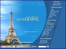 Aperçu du site La Tour Eiffel - site officiel Tour Eiffel Paris, tarif, restaurants