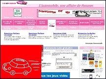 Aperu du site Carawoman - automobile au fminin, conseils et astuces