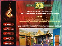 Aperçu du site Wassana-beauty.com - Le massage Thaï traditionnel