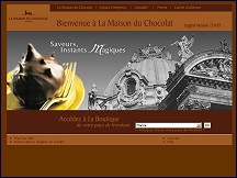 Aperu du site La Maison du Chocolat - Saveurs, instants magiques