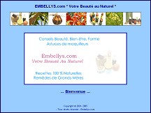 Aperçu du site Embellys - le complice de votre beauté et de votre bien être
