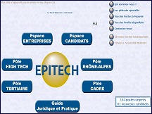 Aperçu du site Epitech - le travail temporaire à votre écoute