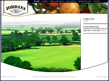 Aperçu du site Jordans.fr - Une alimentation saine et naturelle