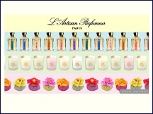 Aperçu du site Artisan parfumeur - chaque parfum raconte une histoire