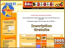 Aperçu du site JBMulti - jeux gratuits de grattage, cadeaux à gagner
