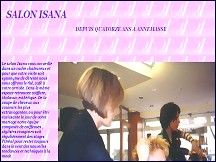 Aperçu du site Salon Isana à Annemasse - coiffure, thalasso, esthétique