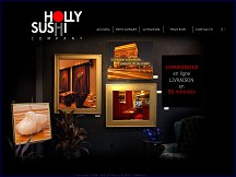 Aperçu du site Holly Sushi Compagny - sushi à volonté