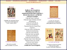 Aper�u du site Menustory - histoire des menus, cartes des restaurants