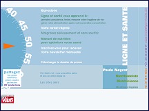 Aperçu du site Ligne et Santé - maigrissez sérieusement et sans souffrir