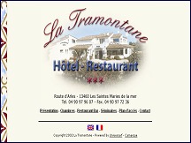 Aperçu du site La Tramontane aux Saintes-Maries de la Mer - hôtel-restaurant