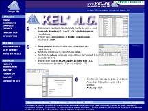 Aperu du site KELinformatique - logiciels gestion administrateurs de biens, agents immobiliers