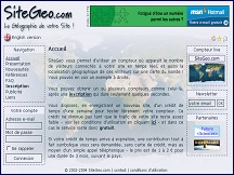 SiteGeo.com - compteur qui affiche l'origine g�ographique de vos visiteurs