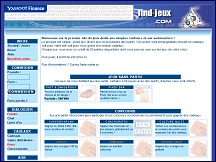 Aperçu du site Find-Jeux.com - gagner des cadeaux avec jeux gratuits et concours