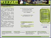 Aperu du site Webfax - envoi de fax en masse par internet