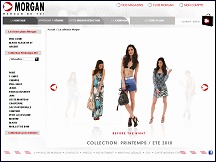 Aperçu du site Morgan de Toi - boutique de vêtements et prêt-à-porter féminin de la marque Morgan