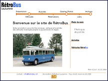 Aperu du site Retrobus - vhicules historiques  Lausanne